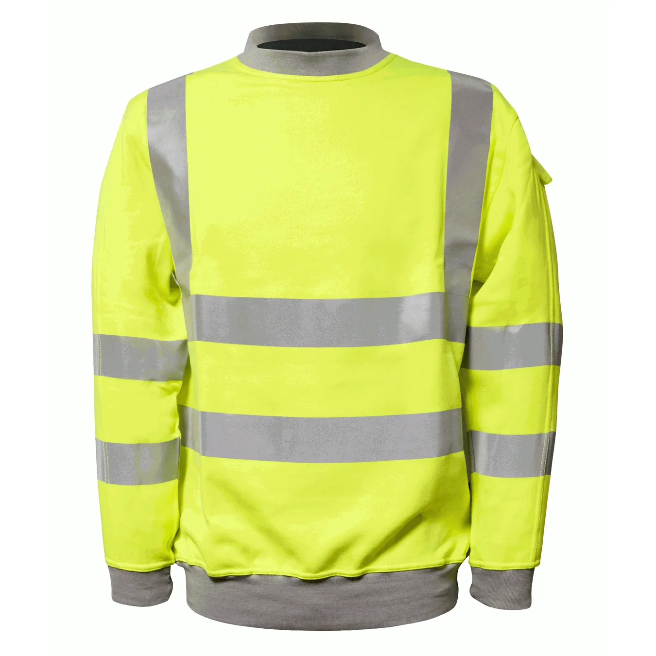 Basov: Inherent FR ARC Sweatshirt In HI VIS Yellow